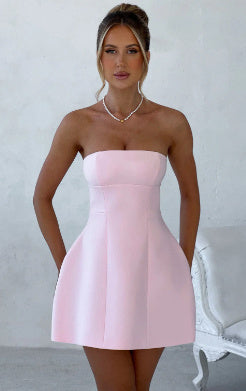 brooklynn strapless cocktail dress