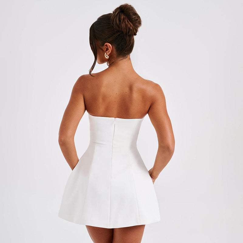 brooklynn strapless cocktail dress